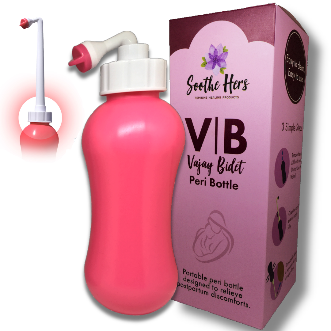 Portable Peri Bottle for Postpartum & Perineal Care: Easy@Home